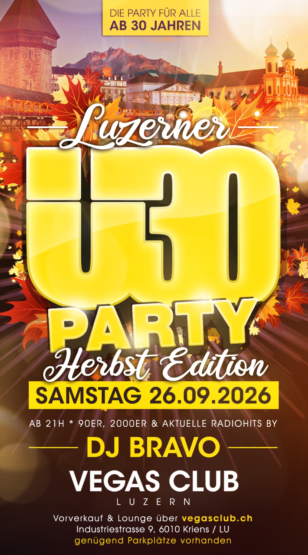 Luzerner Ü30 Party - Herbst Edition